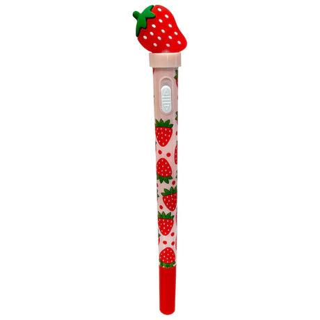 Strawberry Spinning LED Light Up Pen