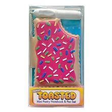 Toaster Pastry Mini Puffy Books w Pen