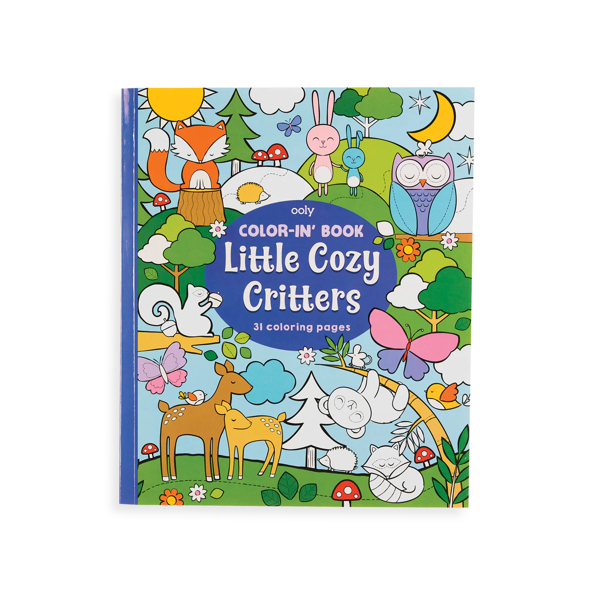 Color In Book Little Cozy Critters