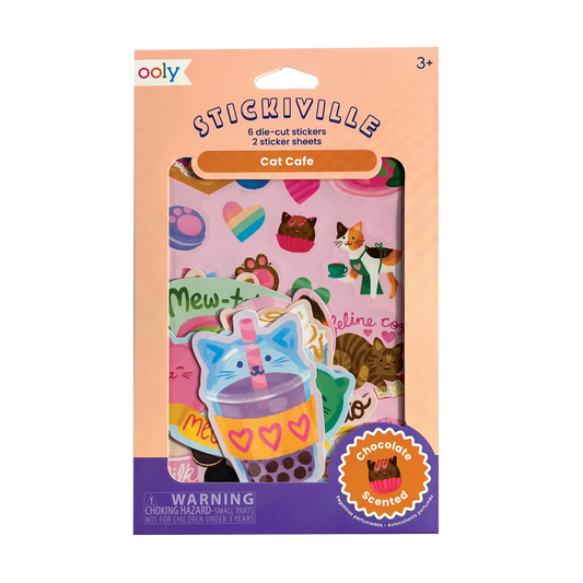 StickiVille Cat Cafe Stickers