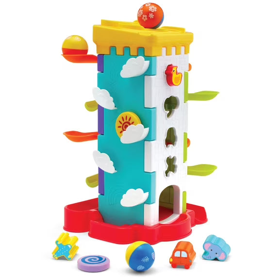 Drop N Roll Activity Tower