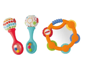TAMBOURINE & MARACAS - FISHER PRICE