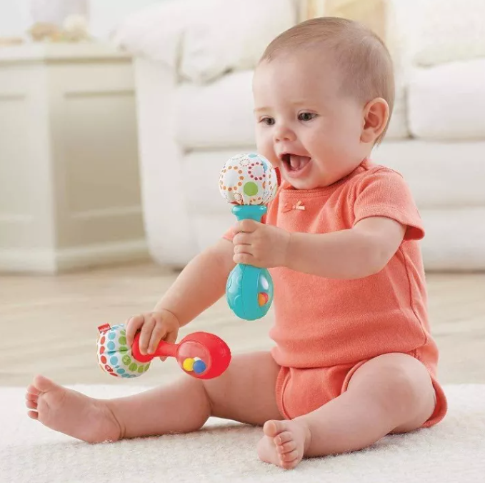 TAMBOURINE & MARACAS - FISHER PRICE