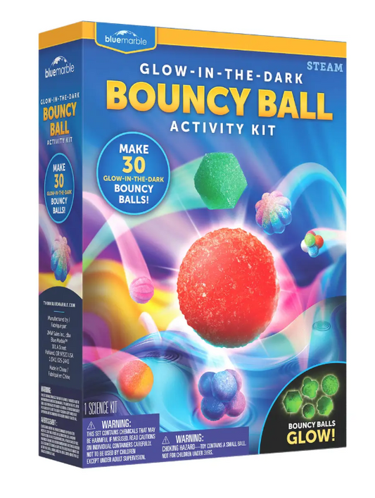 Blue Marble GID Bouncy Ball Activity Kit