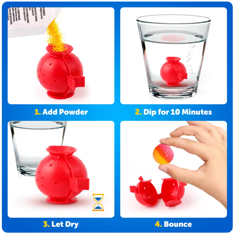 Blue Marble GID Bouncy Ball Activity Kit