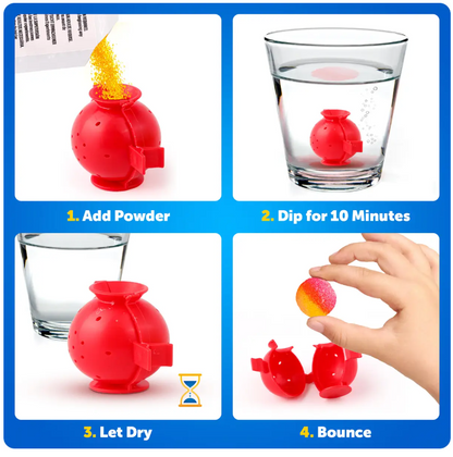 Blue Marble GID Bouncy Ball Activity Kit