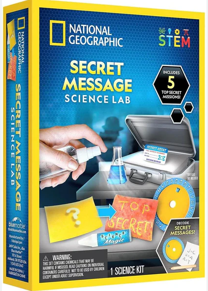 National Geographic Secret  Message Science Lab