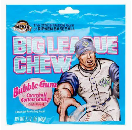 Big League Chew Curveball Cotton Candy