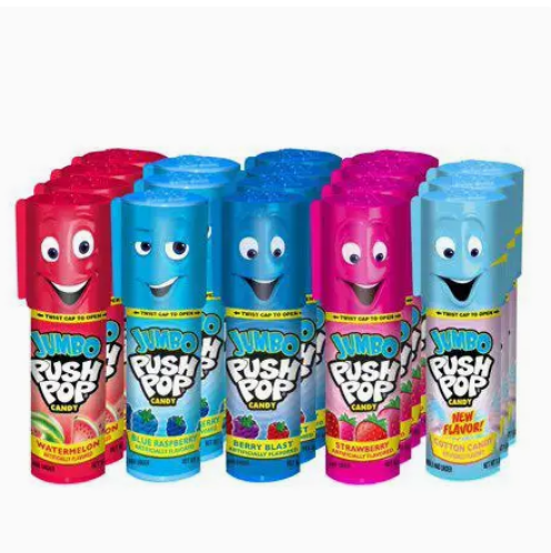 Push Pop Jumbo Assorted