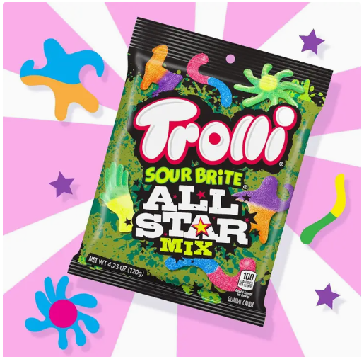 Trolli Sour Brite All Star Mix Variety