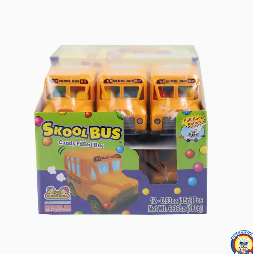 Kidsmania Skool Bus Candy Toy