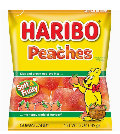 Haribo 5 Oz Peaches