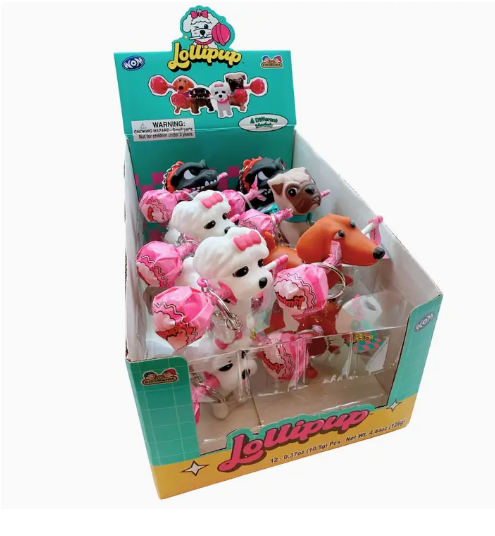 Kidsmania Lollipup Puppy Dog Lollipop Candy Toy
