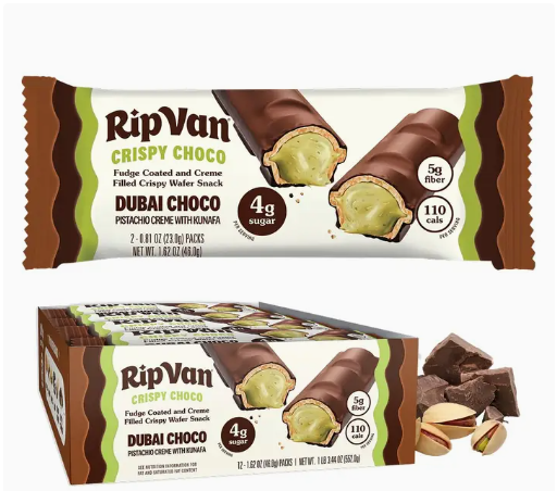 Rip Van Dubai Chocolate Bar Crispy Choco