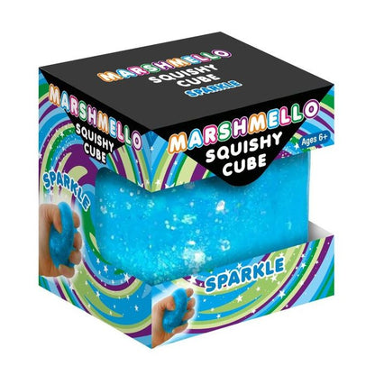 Marshmello Squishy Sparkle Cube