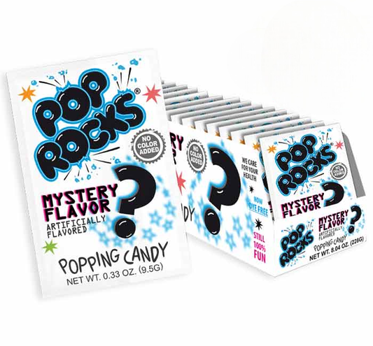 Pop Rocks Mystery Flavor Popping Candy .33oz 24 ct Tray