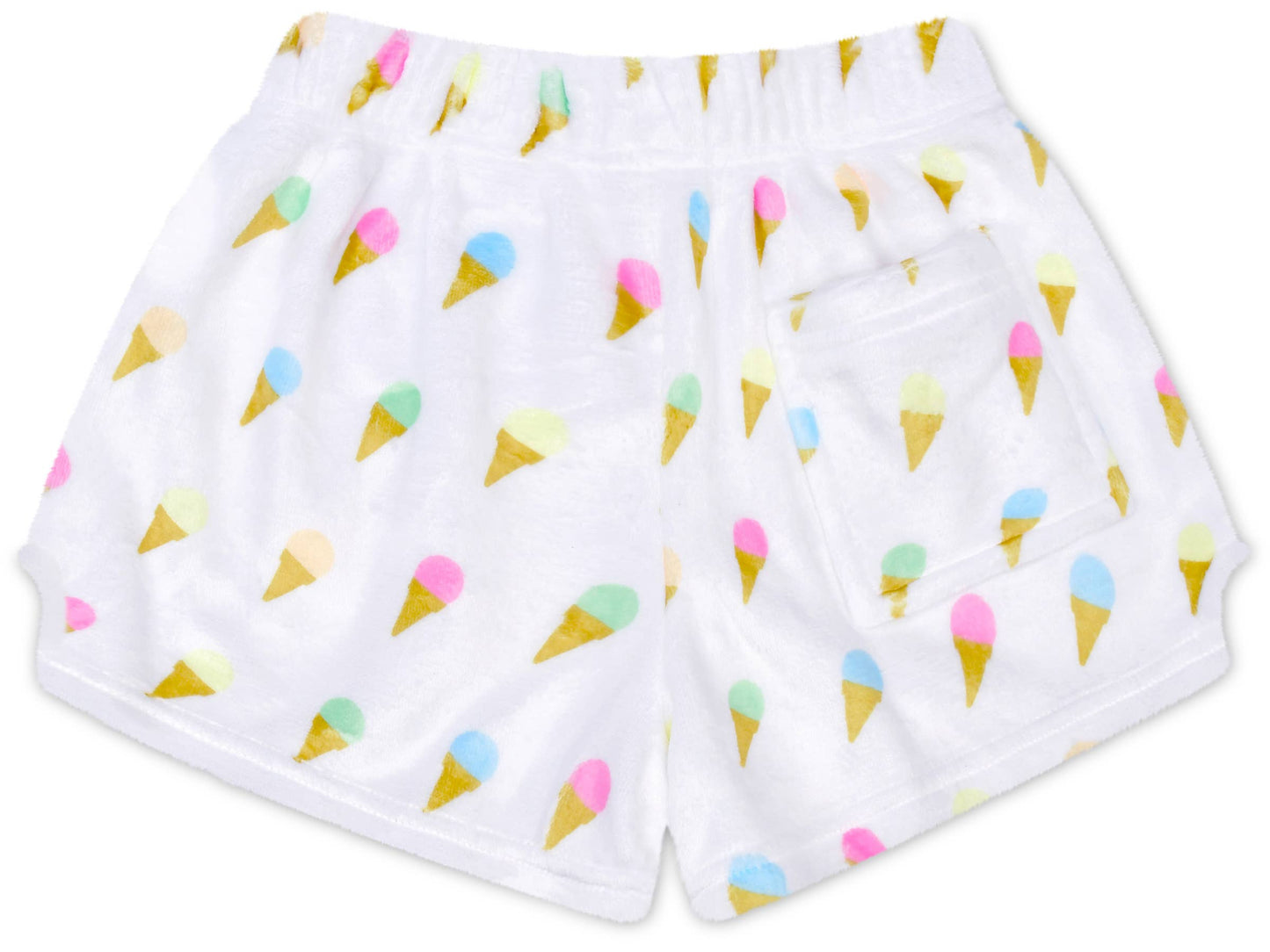 Sweet Scoops Plush Shorts (Youth Small (6-8))