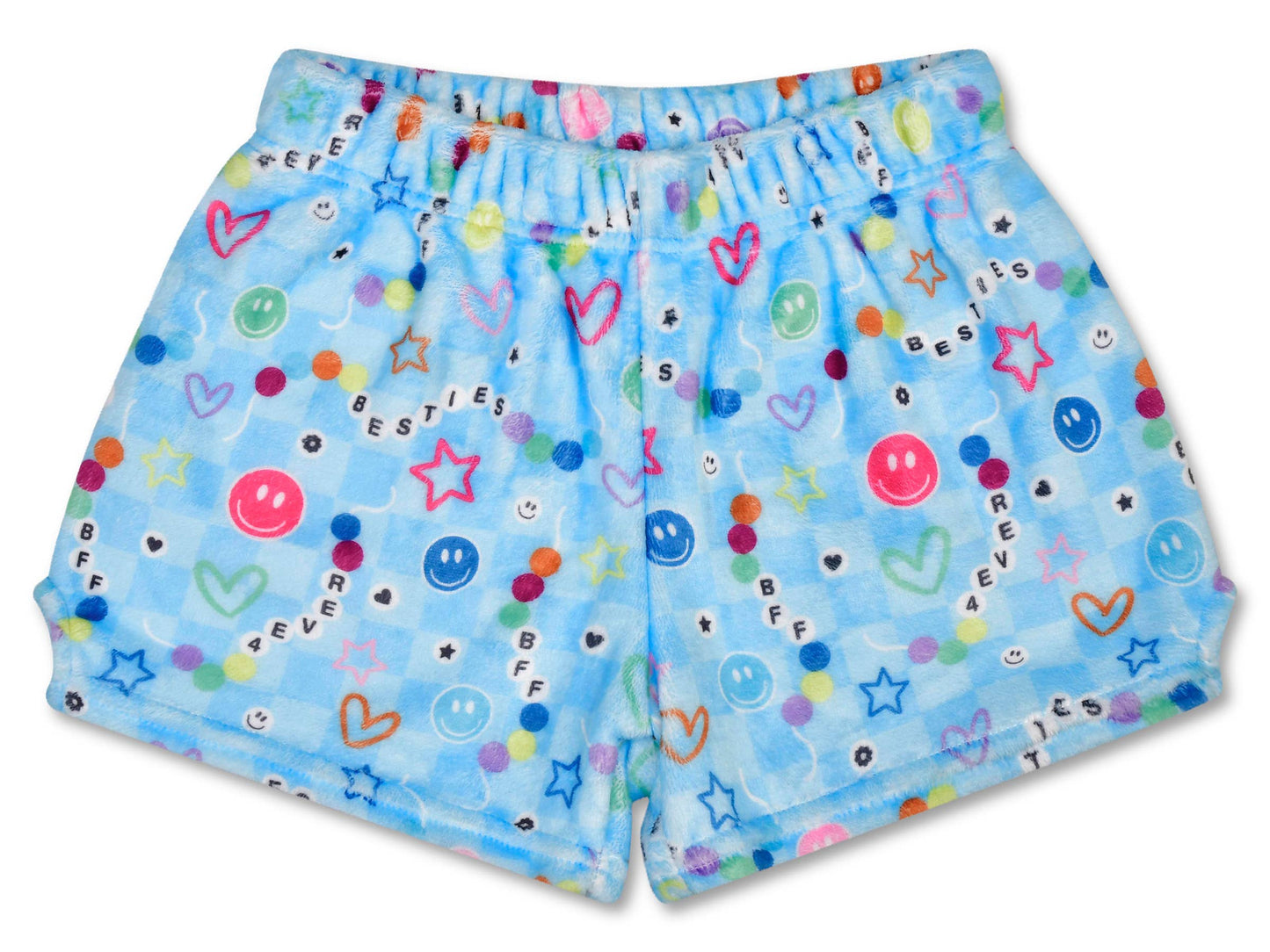 Besties Plush Shorts (Small -(6-8))