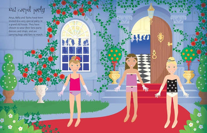 Sticker Dolly Dressing Princesses : Usborne