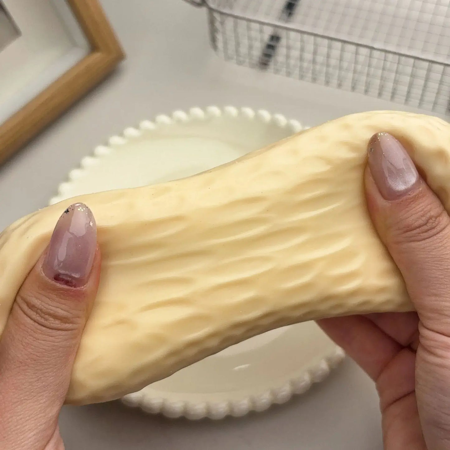 Crunchy Peanut Brick-Filled Squishy Toy: Peanut