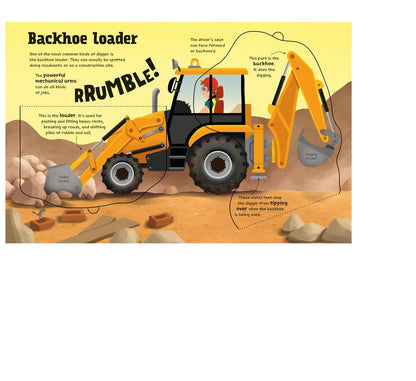 Great Big Diggers board book w/big flaps: Usborne