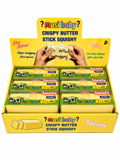 Crispy Butter Stick Squishy Wax Coated-MSCUSB