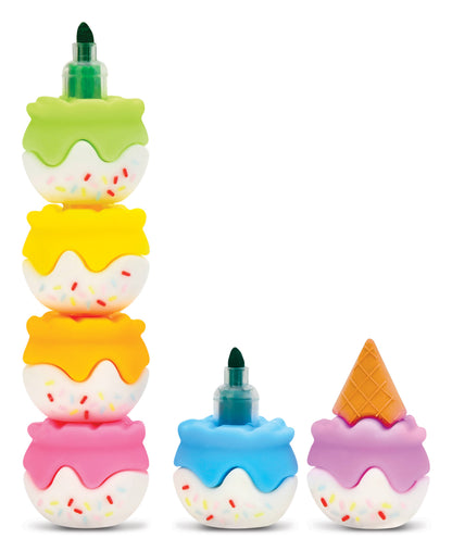 Ice Cream Stackable Markers PDQ - 24 markers