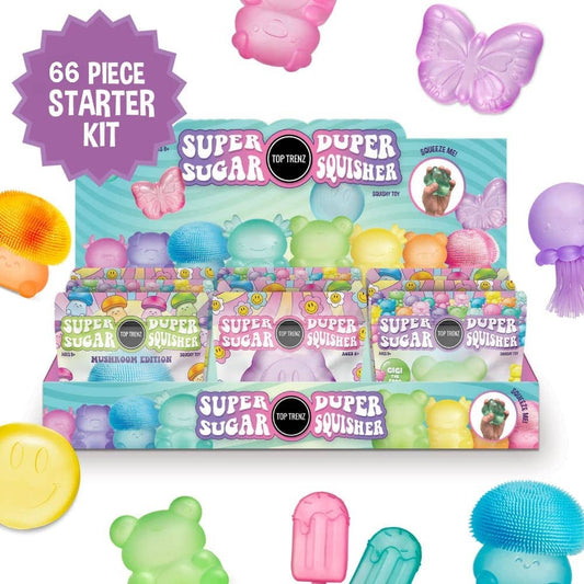 Super Duper Sugar Squisher Variety Kit /66 Pieces $5.00 each