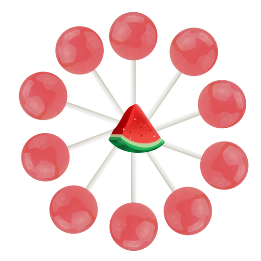 30ct. Watermelon Lollipop Bag