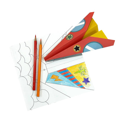 D.I.Y. Paper Airplanes (Set of 24 Designs)