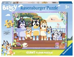 Bluey Giant Floor Puzzle 24 pc