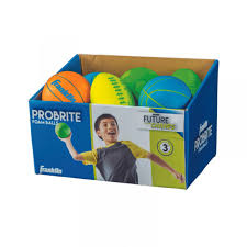 Mini Pro Brite Foam Balls 12 Pack PDQ