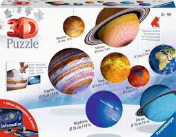 3D Solar System Puzzle