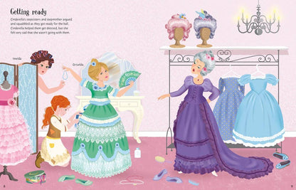 Sticker Dolly Dressing Cinderella : Usborne