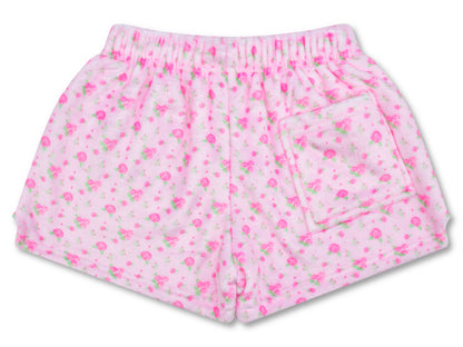 Pretty in Pink Plush Shorts (Medium (10-12))