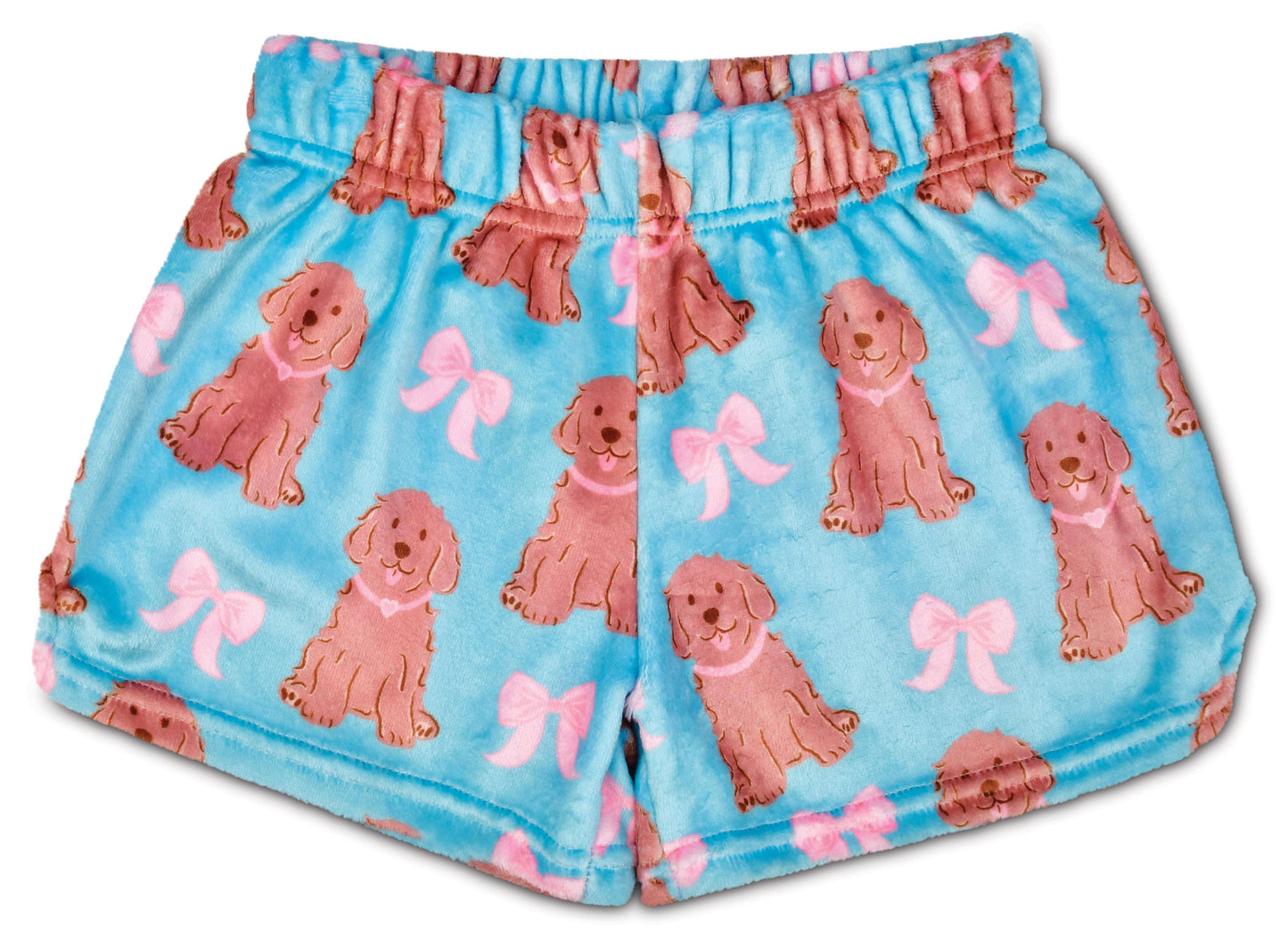 Pretty Pups Plush Shorts (Small -(6-8))