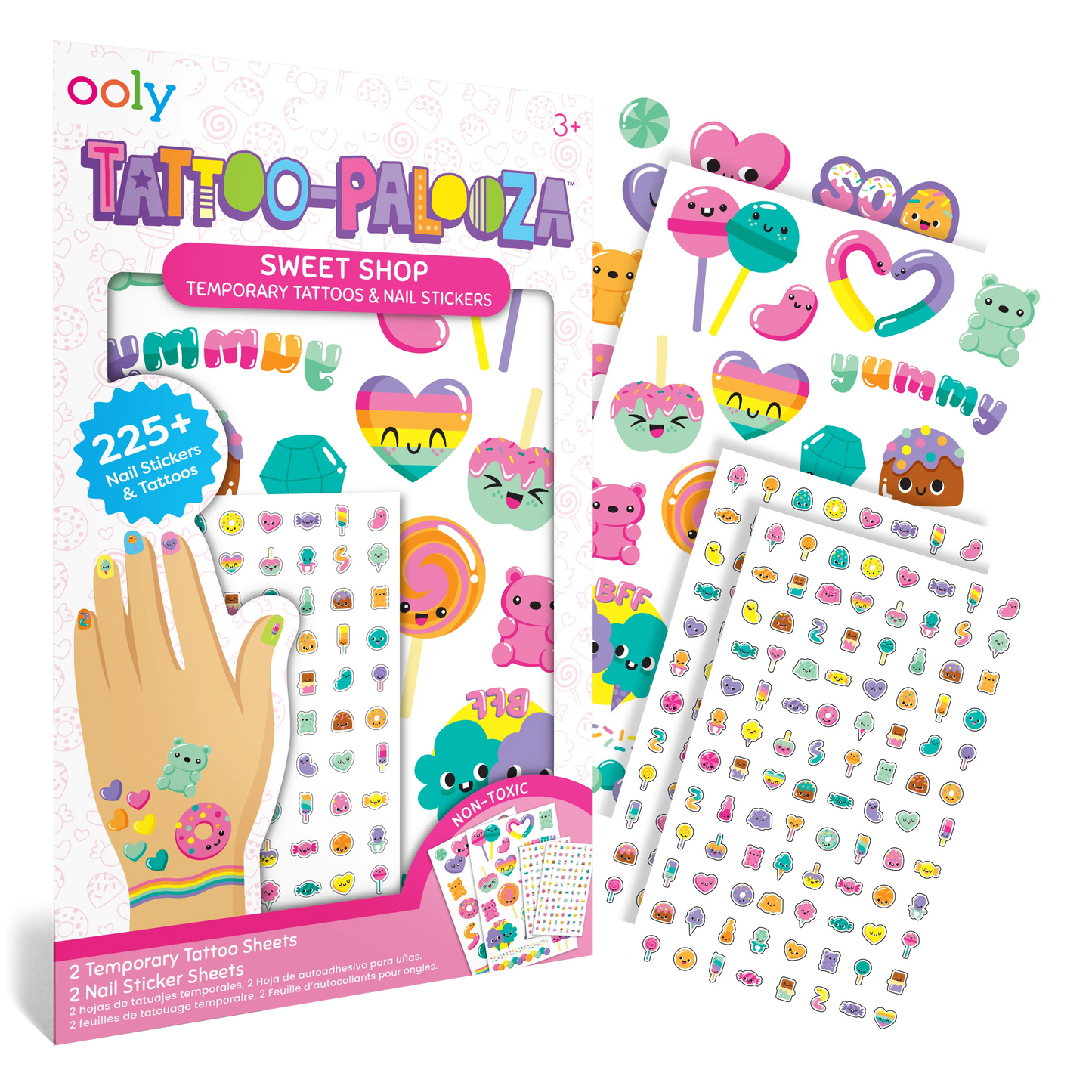 Tattoo Palooza: Temporary Tattoos & Nail Stickers - Sweet Sh