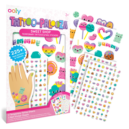 Tattoo Palooza: Temporary Tattoos & Nail Stickers - Sweet Sh