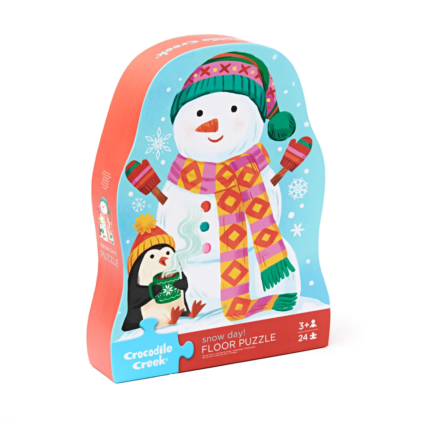24-Piece Shaped Box Puzzle - Snow Day