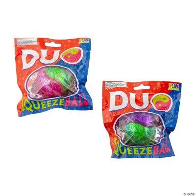 DUO GLITTER SQUEEZE BALL
