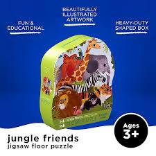 36 Pc Shaped Puzzle Jungle Friends