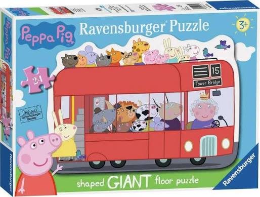 Peppa Pig London Bus 24 Piece Puzzle