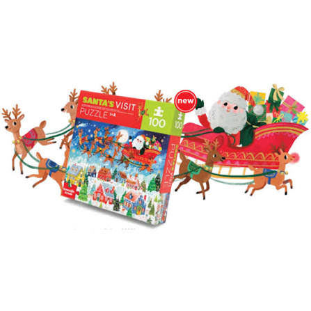 100-Piece Puzzle - Santa's Visit