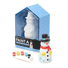 Paint a Ceramic Snowman