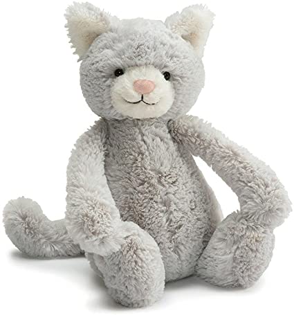 Bashful Kitty Grey Medium
