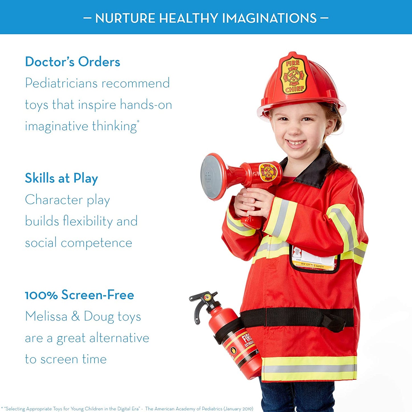 Fire Chief Costume Set