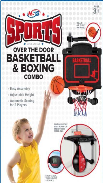 Over the Door Basketball & Boxing Combo NSG