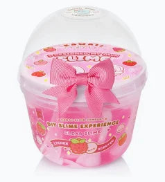 Hot Pink 10oz Boba Clear Slime