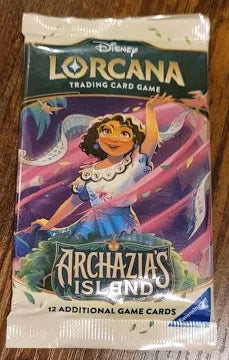 Disney Lorcana Set 7 Archazia's Island Sleeved Booster