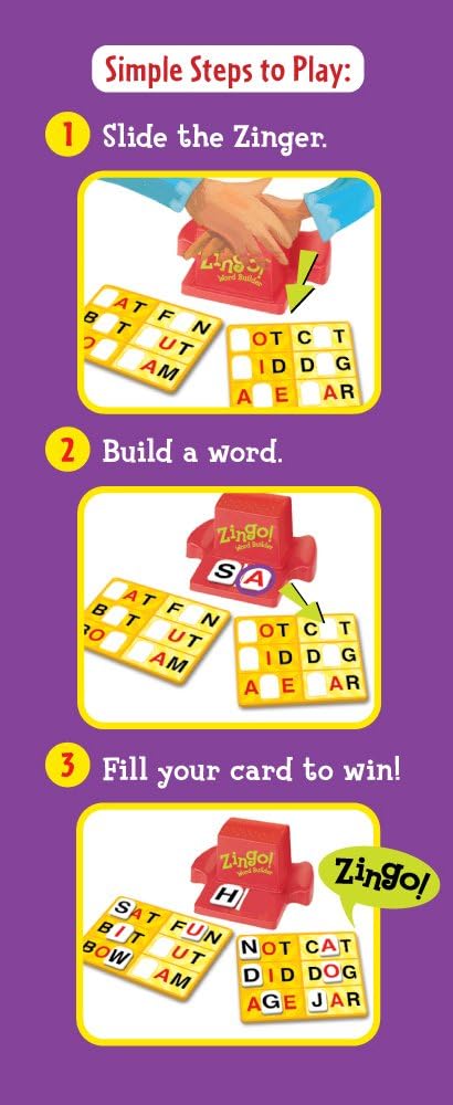 Zingo Word Builder Game